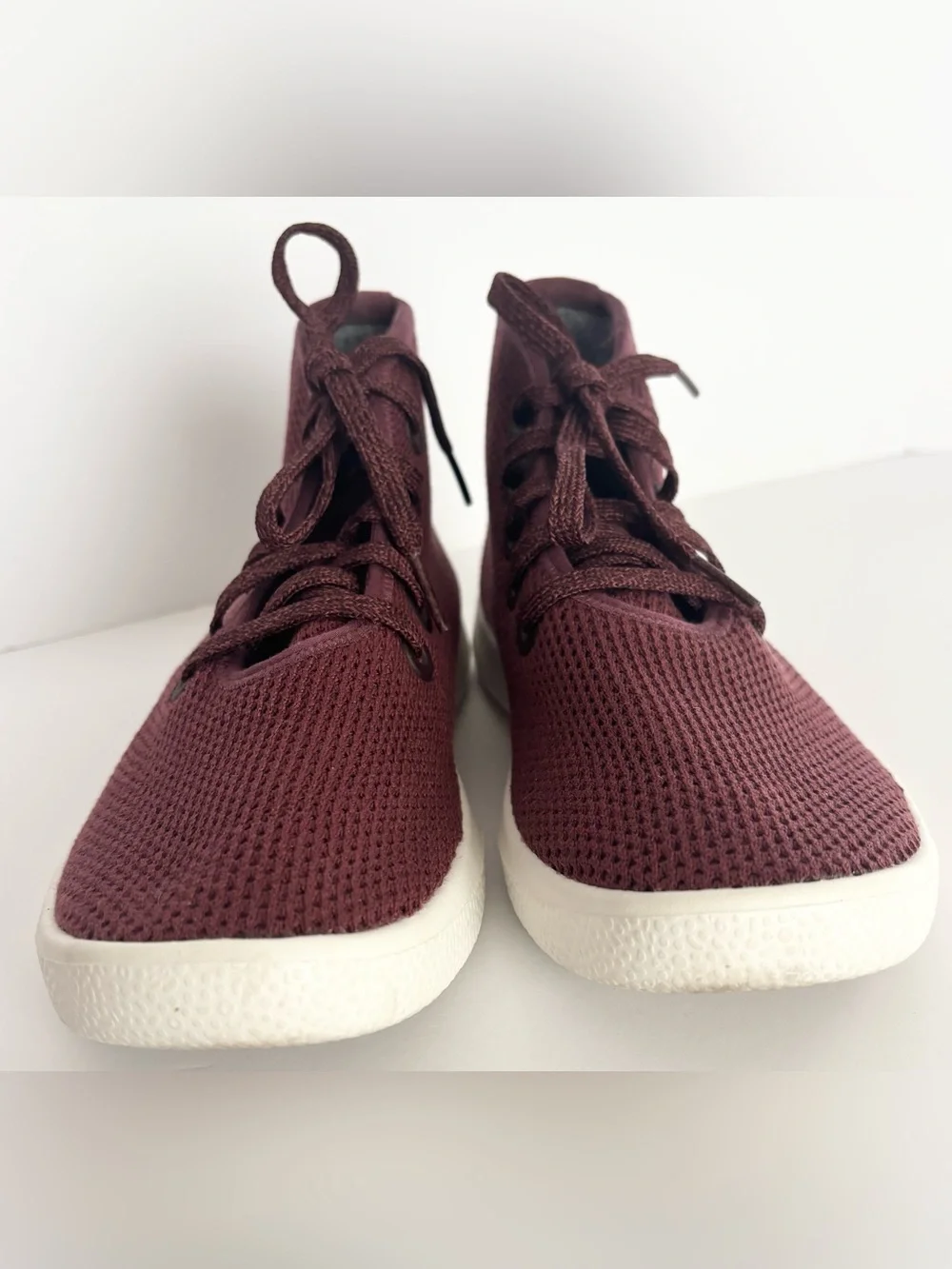 Allbirds Maroon Tree Topper High Top Sneakers